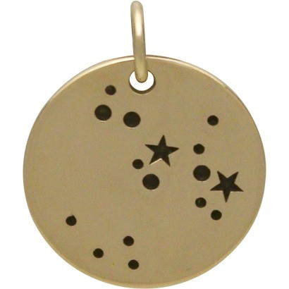 Sagittarius Constellation Jewelry Charms - Bronze 18x15mm