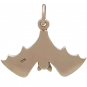 Bronze Realistic Bat Charm 17x20mm