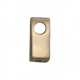 Small Heart Bead - Bronze 7x8mm