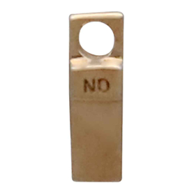 Bronze Cross Bead Side View