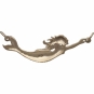 Mermaid Pendant Festoon - Bronze 16x42mm