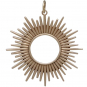 Bronze Spikey Sun Pendant 37x32mm