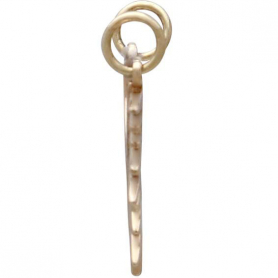 Bronze Sunburst Spike Pendant Festoon 23x32mm