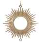 Bronze Spikey Sun Pendant Link Front View