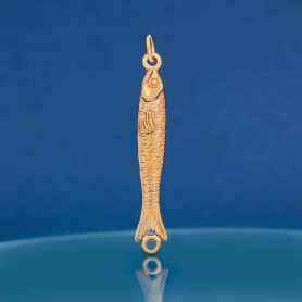 Nina Designs Bronze Sardine Link 41x6mm