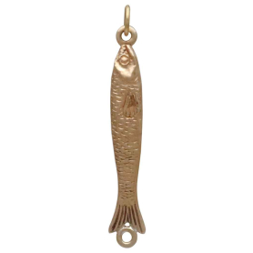 Bronze Sardine Link  Back View