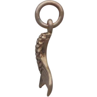 Bronze Mermaid Tail Charm 16x11mm