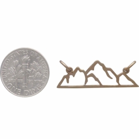 Bronze Mountain Pendant Festoon 10x29mm