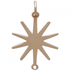 Bronze Sun Link 28x16mm