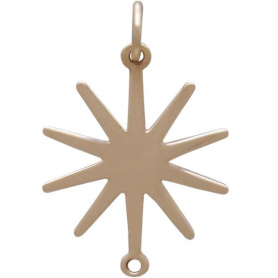 Bronze Sun Link 28x16mm