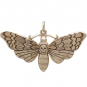 Bronze Death Heads Moth Pendant 22x36mm