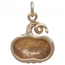 Bronze Dimensional Pumpkin Charm
