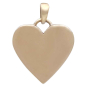 Bronze Electric Heart Shadow Box Pendant Back View