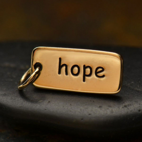 Hope Word Jewelry Charm - Bronze DISCONTINUED