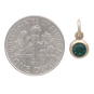 Bronze May Birthstone Charm with Dime