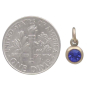 Bronze September Birthstone Charm with Dime