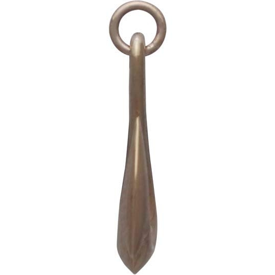 Tribal Fishing Hook Charm - Bronze