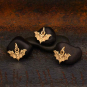 Bronze Mini Bat Charm 12x12mm