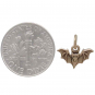 Bronze Mini Bat Charm 12x12mm