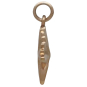 Bronze Bowtie Pasta Charm Side View