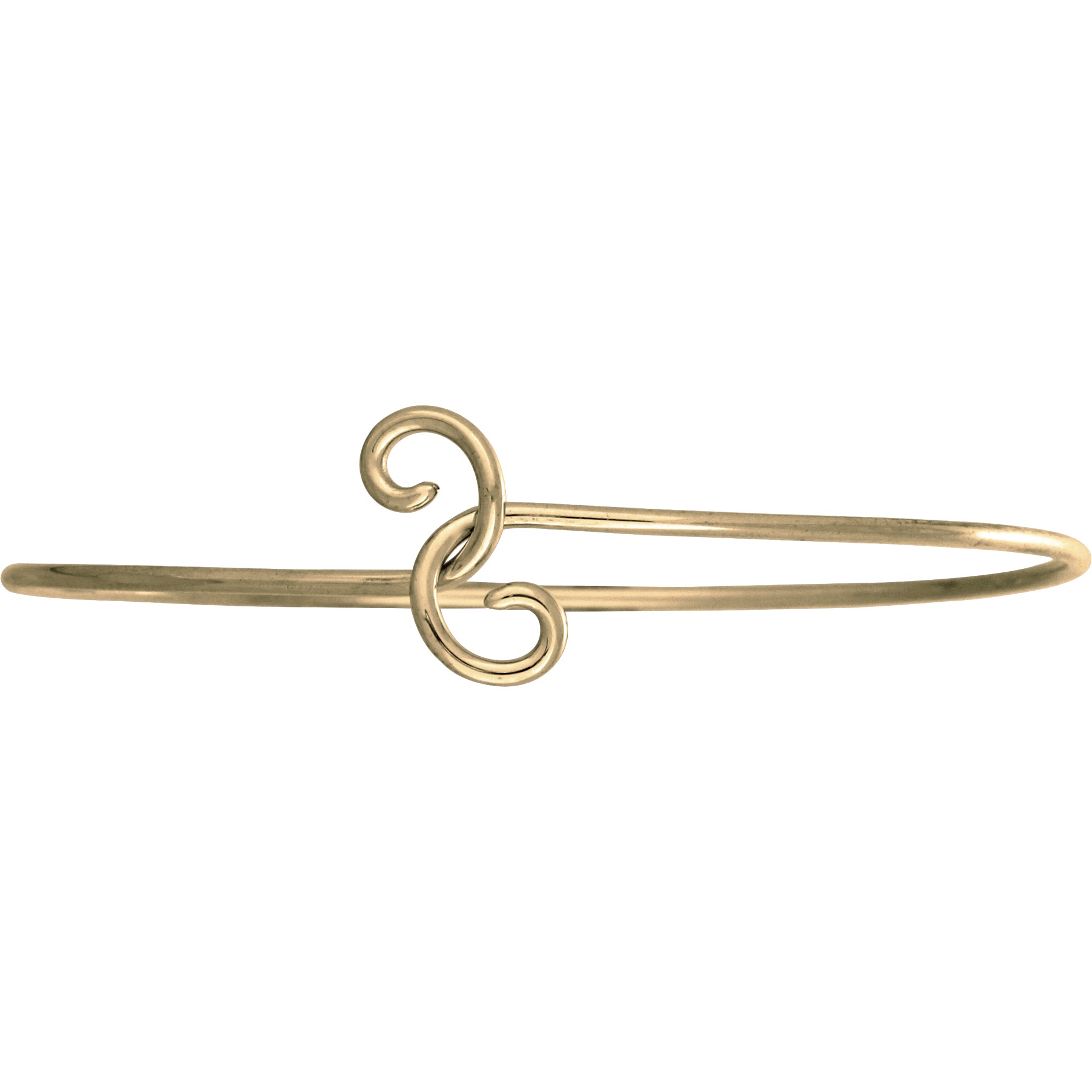 Bronze Charm Bracelet - Twist Closure Small