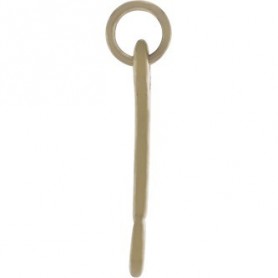 Dog Bone Stamping Blank - Bronze 19x12mm