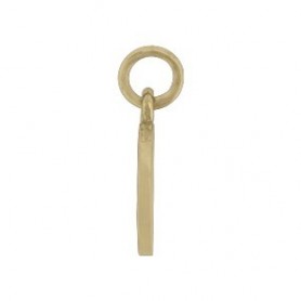 Bronze Compass Charm 16x10mm