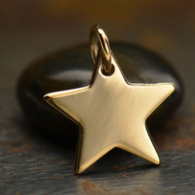 Bronze Large Star Charm 14x12mm DISCONTINUED
