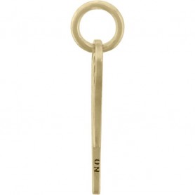 Tiny Wing Charm - Bronze 18x6mm