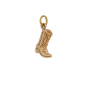 Nina Designs Bronze Cowboy Boot Charm 20x5mm