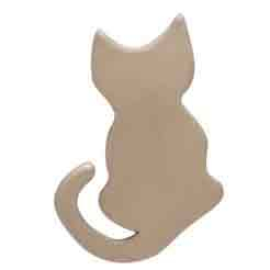 Bronze Tiny Cat Stud Earrings 9x6mm