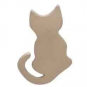 Bronze Tiny Cat Stud Earrings 9x6mm