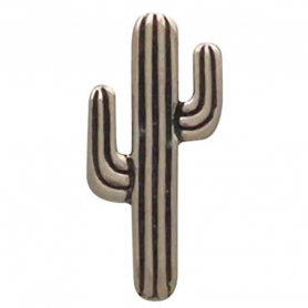 Bronze Cactus Post Earrings 12x6mm
