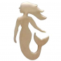 Bronze Mermaid Post Earrings 10x6mm