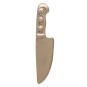 Bronze Kitchen Knife Post Earrings Front View