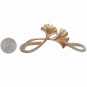 Bronze Ginkgo Bracelet with Dime