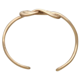 Bronze Figure 8 Knot Bracelet Top View