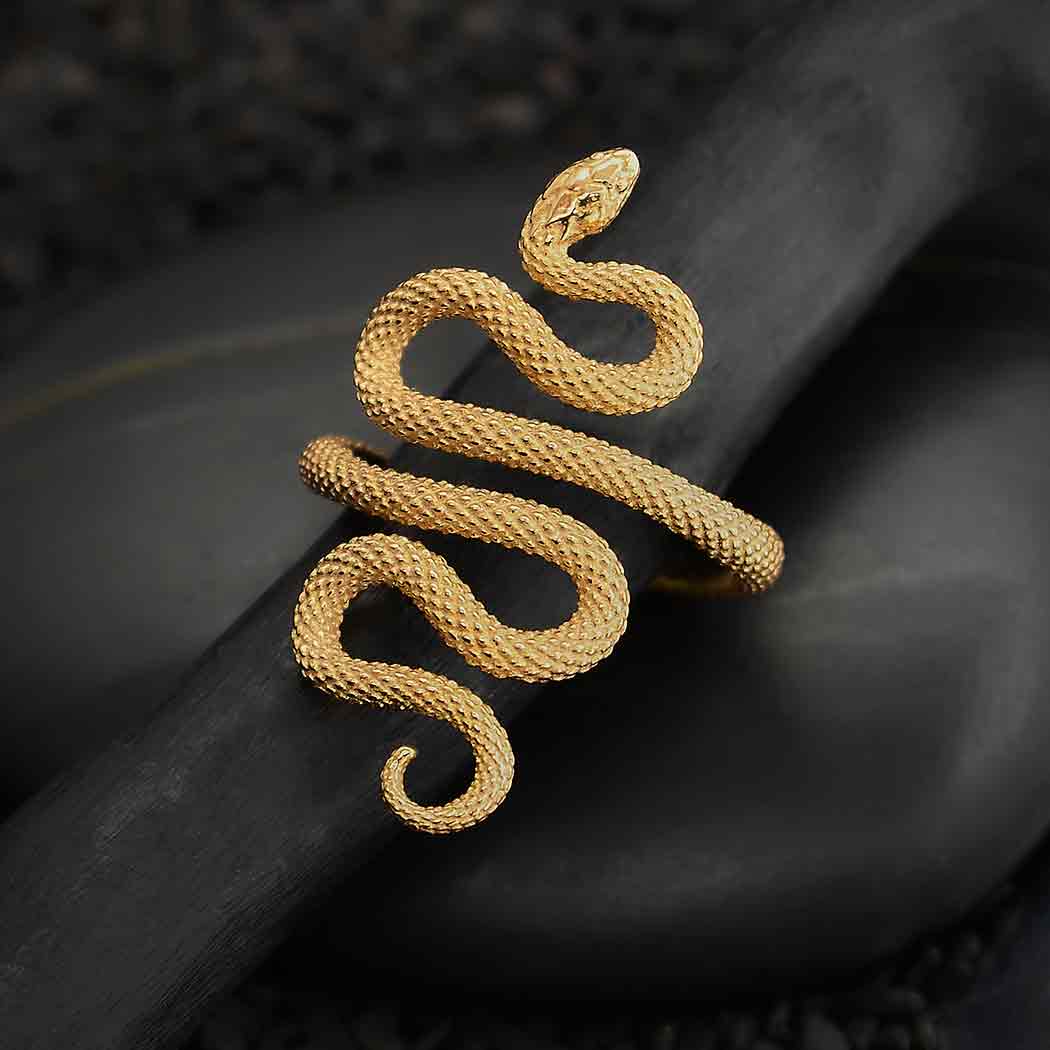 Snake Ring - Brass