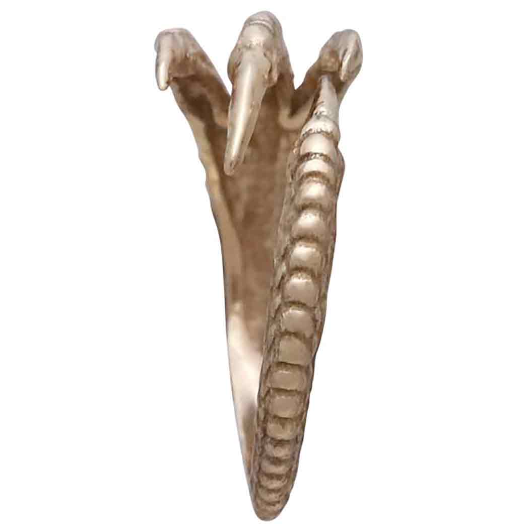 Bronze Adjustable Bird Claw Ring