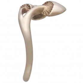 Bronze Adjustable Three Mushroom Ring
