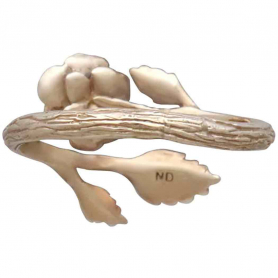 Bronze Adjustable Rose Ring