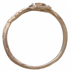 Bronze Adjustable Rose Ring
