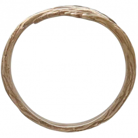 Bronze Adjustable Leaf Ring