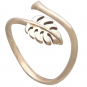 Bronze Adjustable Monstera Leaf Ring