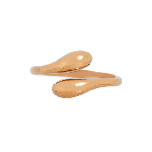 Nina Designs Bronze Adjustable Teardrop Ring