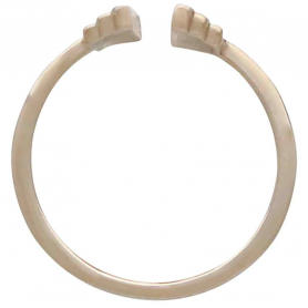 Bronze Stepped Bar Adjustable Ring