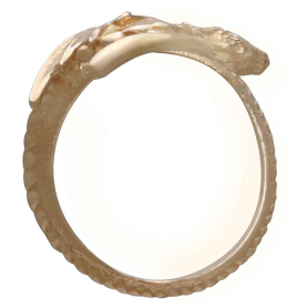 Bronze Adjustable Dragon Ring Top View