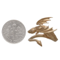 Bronze Adjustable Dragon Ring with Dime