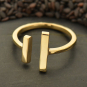 Adjustable Bar Ring - Bronze