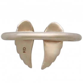 Bronze Adjustable Angel Wing Ring